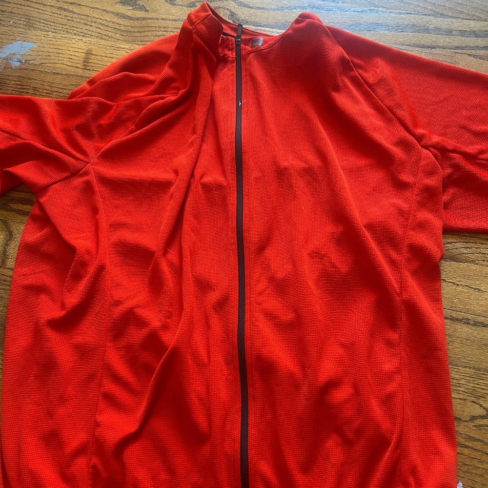 Mens biking zip up